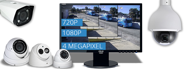 High Definition over CoAx cable cameras for a cctv network